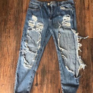 Distressed Jeans